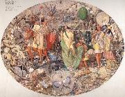 Richard  Dadd Contradiction:Oberon and Titania painting
